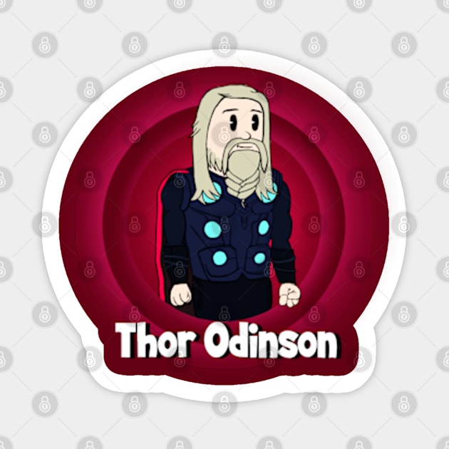 Thor Odinson Sticker by Arniisk